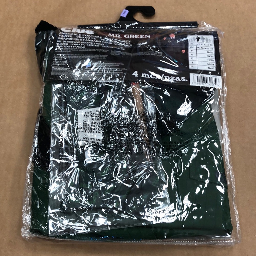 Clue Mr. Green Men’s Costume! New! - Picture 5 of 6